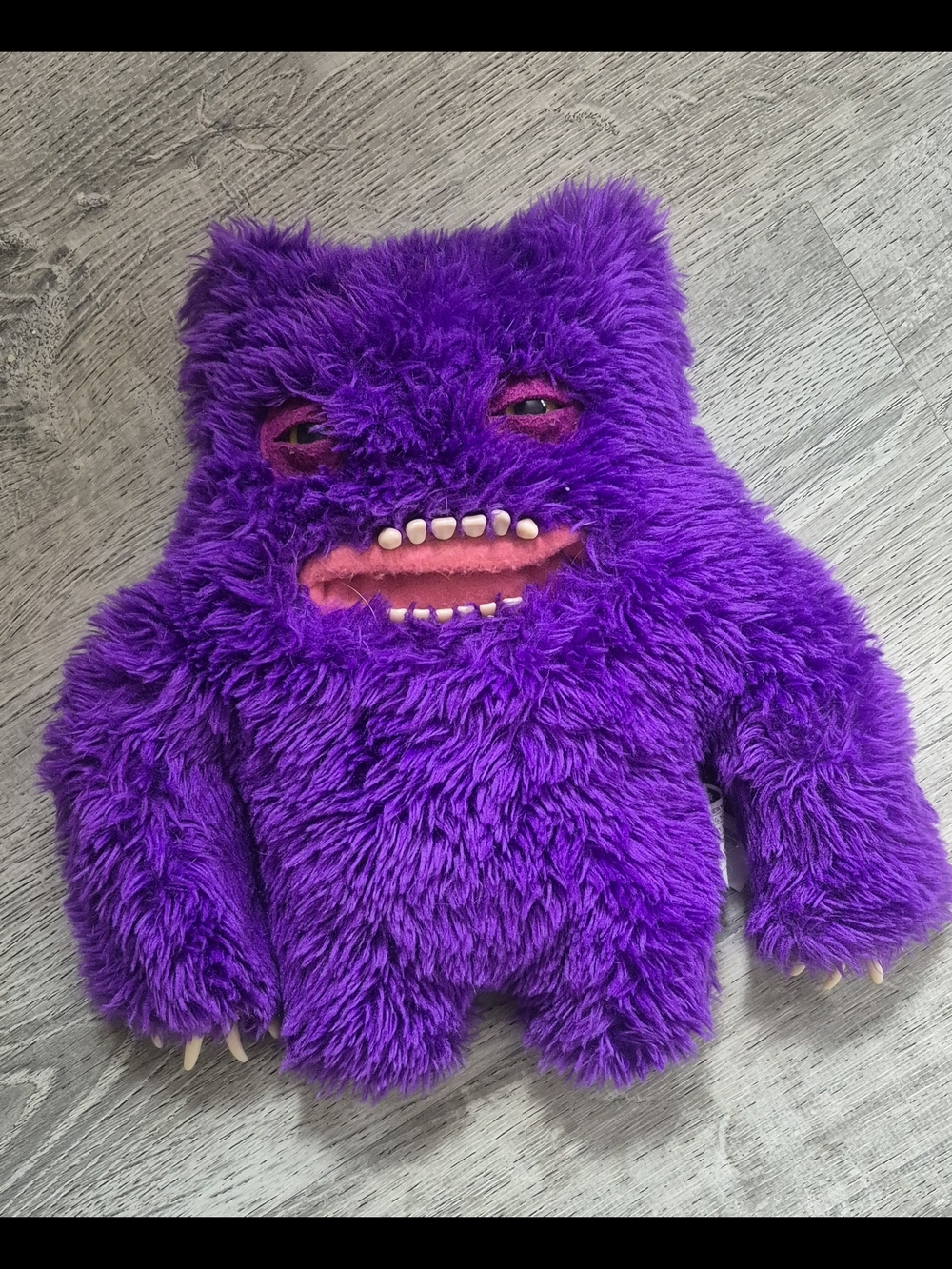 Plush Purple Monster Soft Toy - Kids Plush Comforter